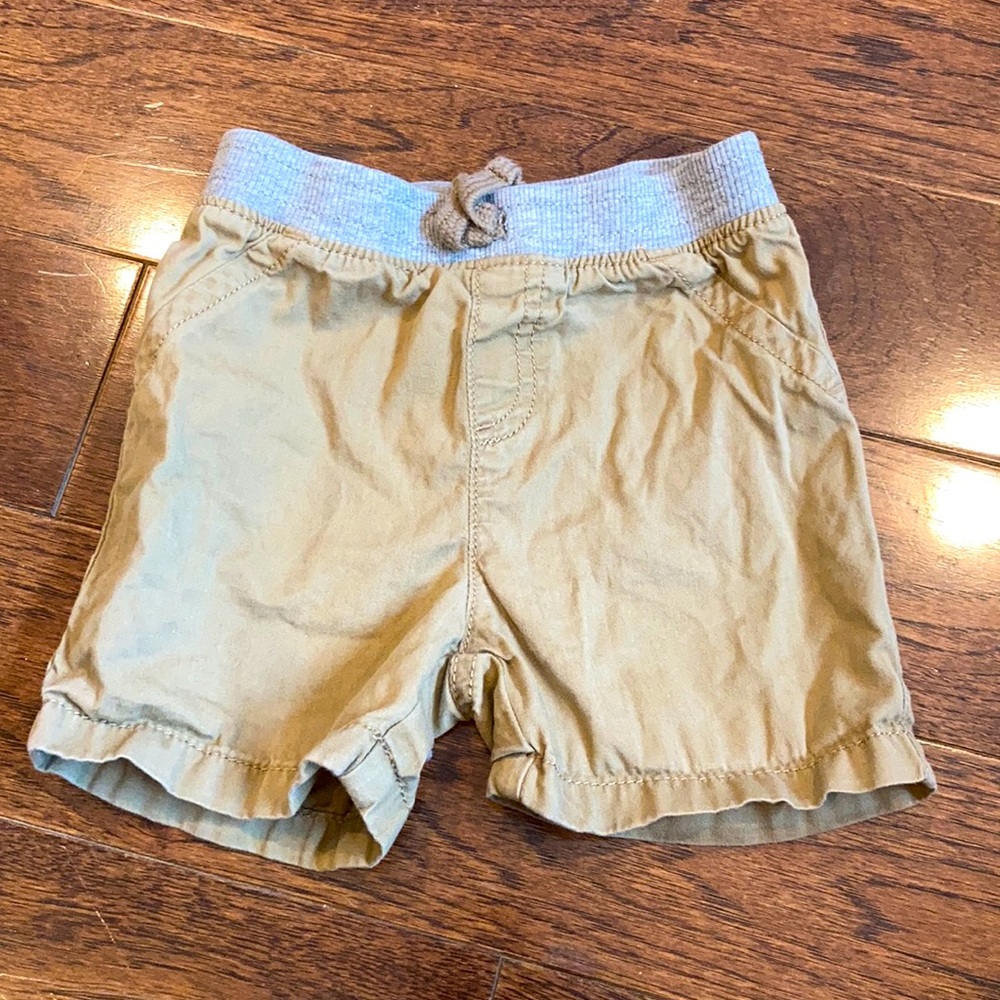 Jumping Beans Khaki Elastic Waist Shorts